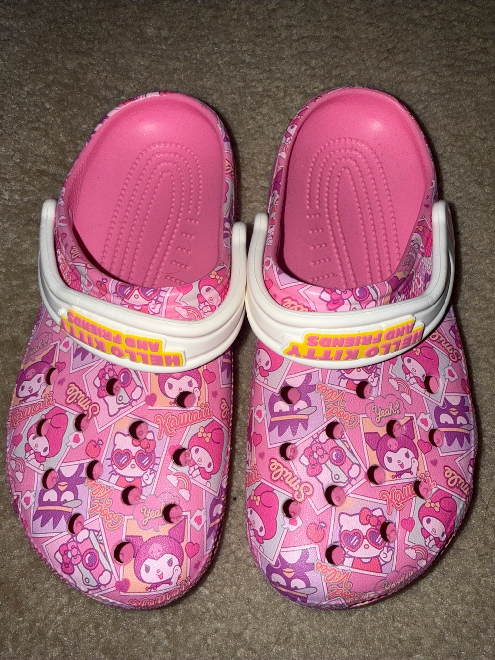 NEW!!!! Pink Sanrio Hello Kitty & Friends Character Crocs